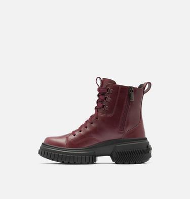 ONA AVE Women's Waterproof Lace Boot, Color: Epic Plum, Black, image 12