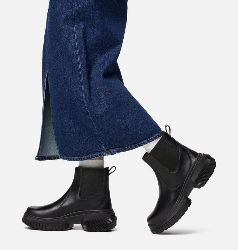 Women's ONA AVE Waterproof Chelsea Boots, Color: Black, Black, image 8