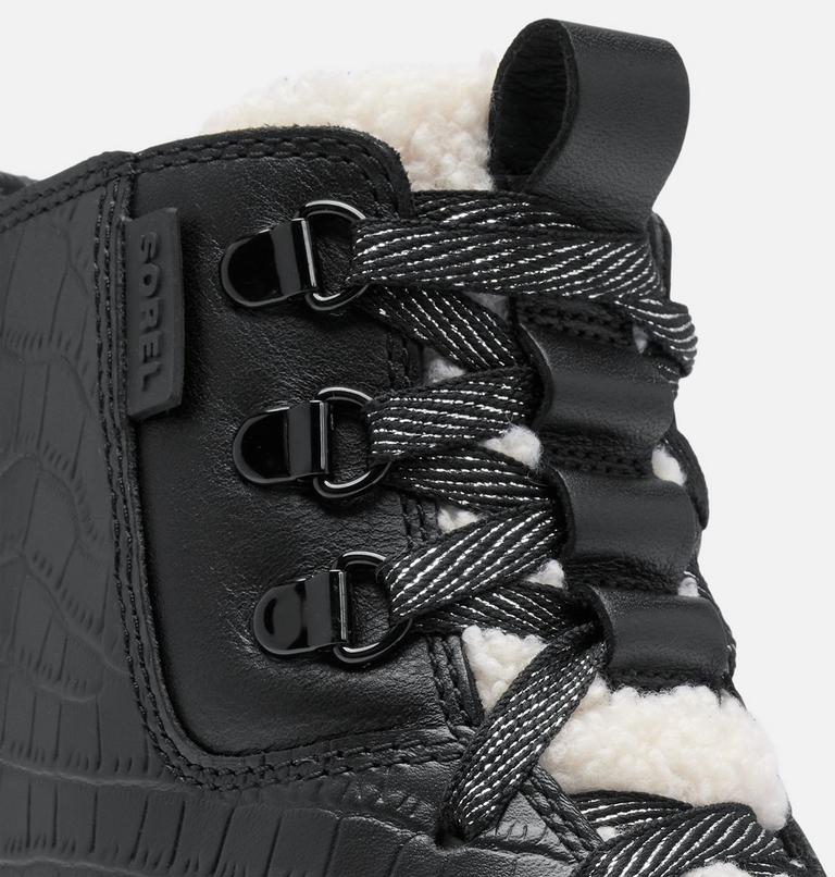 ONA AVE Lace Lux Women's Waterproof Boot, Color: Black, Chalk, image 9