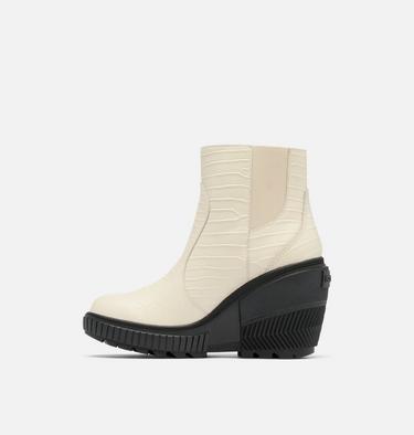 ONA AVE Women's Zip Wedge, Color: Chalk, Black, image 4