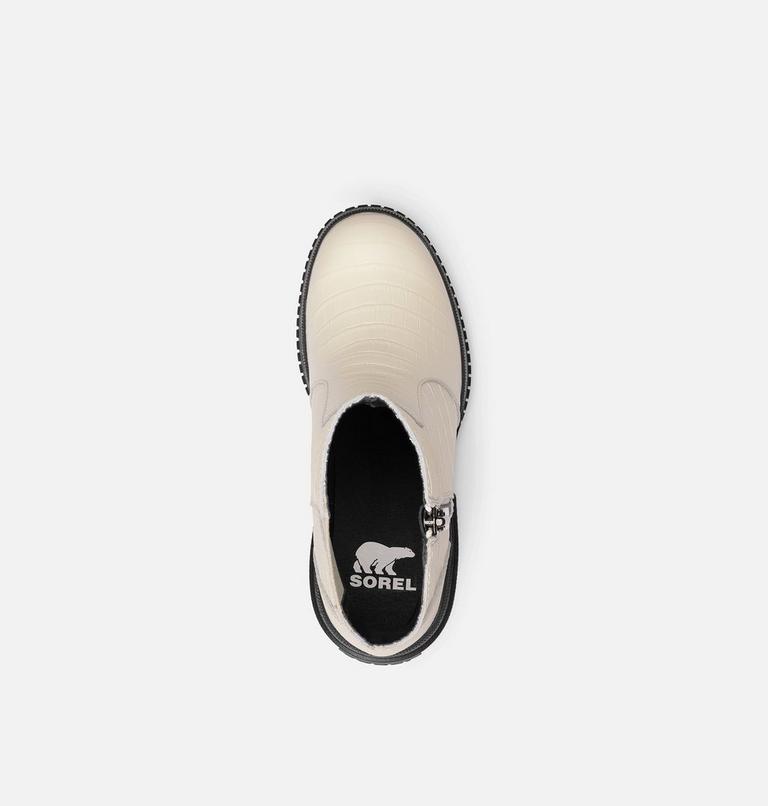 ONA AVE Women's Zip Wedge, Color: Chalk, Black, image 5