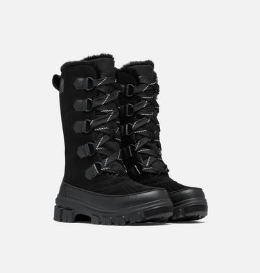 Botas de nieve impermeables TORINO V TALL para mujer, Color: Black, Natural, image 6