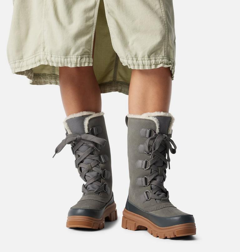 Women's TORINO V TALL Waterproof Snow Boots, Color: Quarry, Grill, image 8