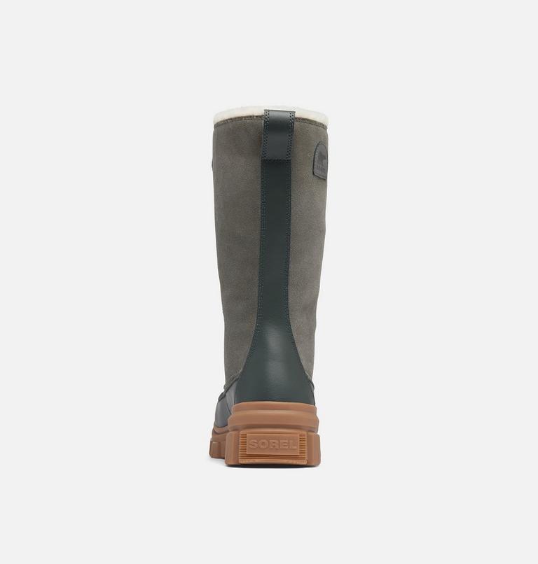 Women's TORINO V TALL Waterproof Snow Boots, Color: Quarry, Grill, image 3