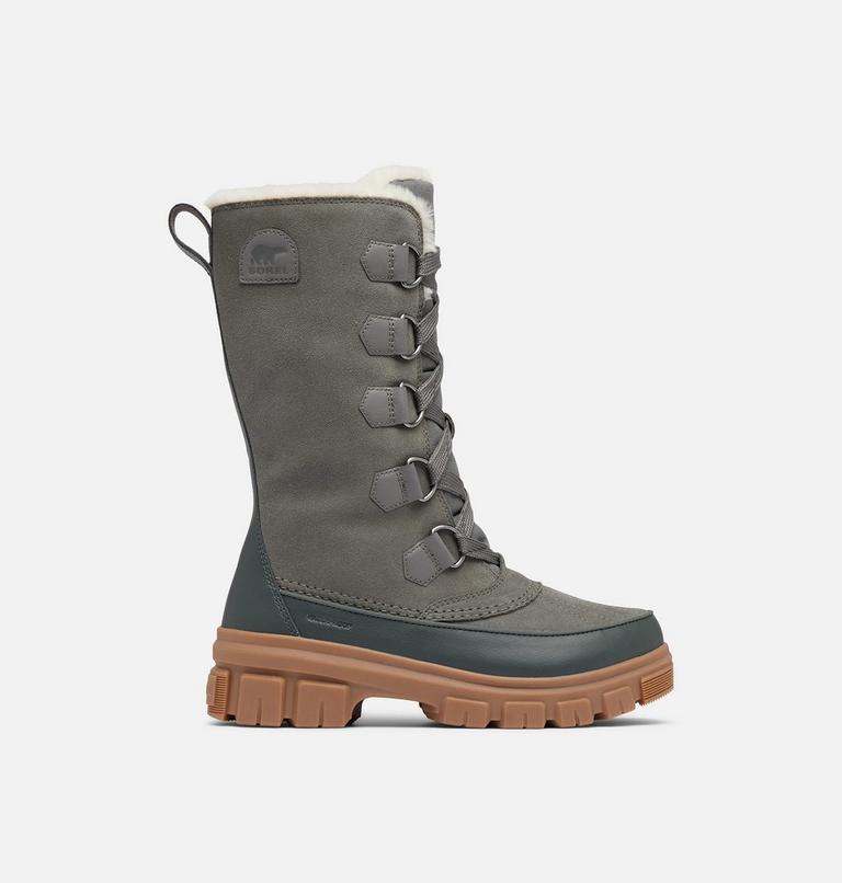 Women's TORINO V TALL Waterproof Snow Boots, Color: Quarry, Grill, image 1