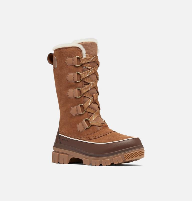Women's TORINO V TALL Waterproof Snow Boots, Color: Velvet Tan, Tobacco, image 7