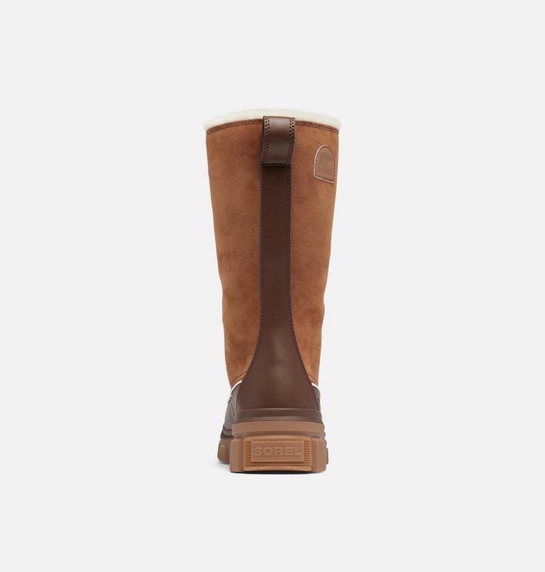 Women's TORINO V TALL Waterproof Snow Boots, Color: Velvet Tan, Tobacco, image 3