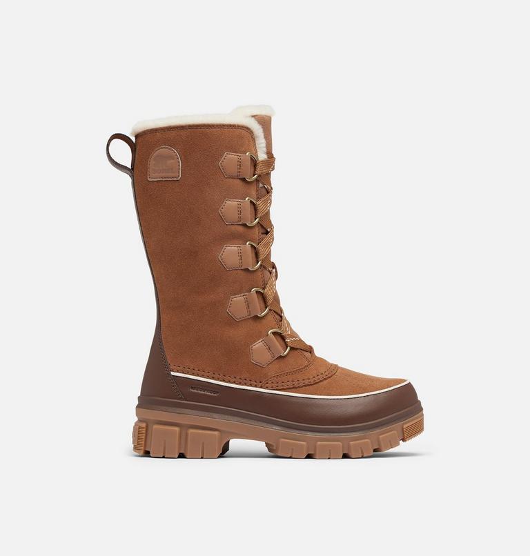 Women's TORINO V TALL Waterproof Snow Boots, Color: Velvet Tan, Tobacco, image 1