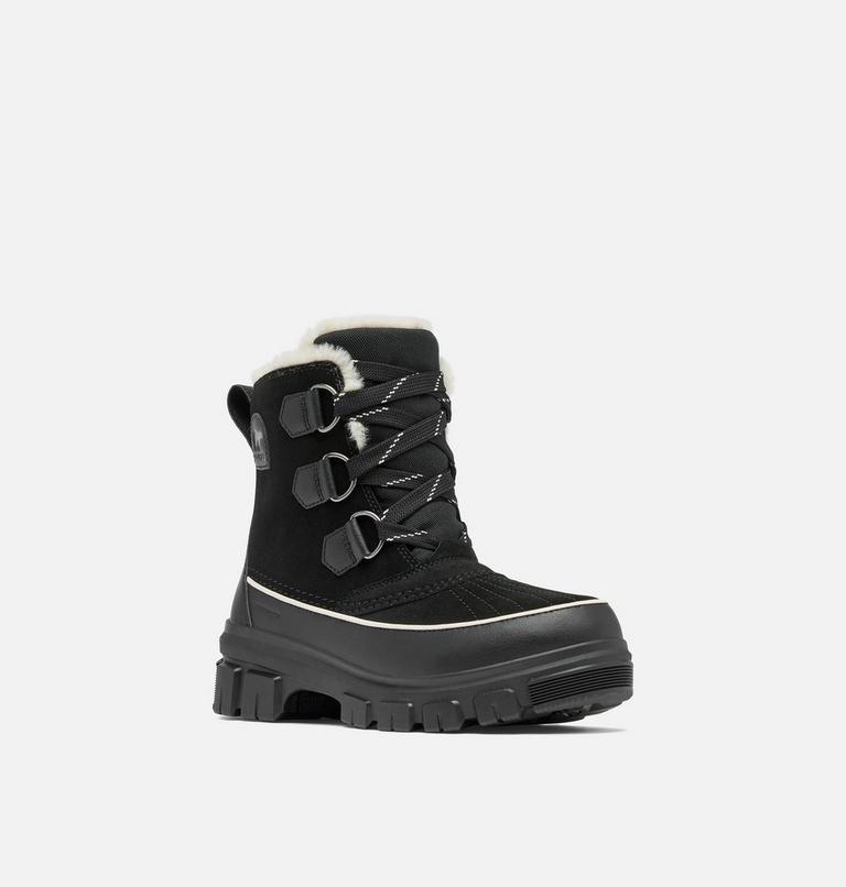 Women's TORINO V Waterproof Snow Boots, Color: Black, Fawn, image 7