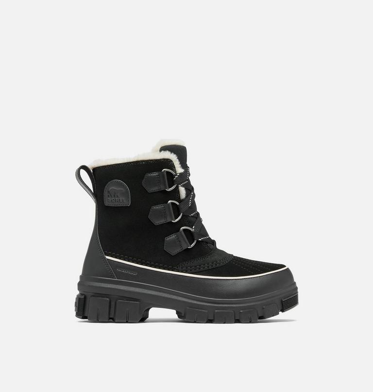 Women's TORINO V Waterproof Snow Boots, Color: Black, Fawn, image 1