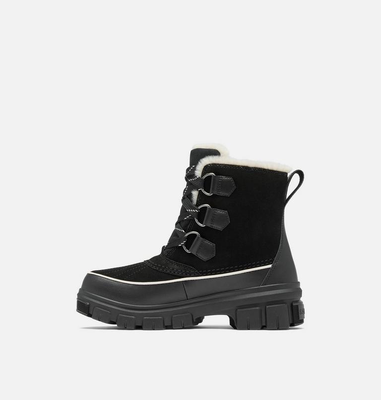 Women's TORINO V Waterproof Snow Boots, Color: Black, Fawn, image 4