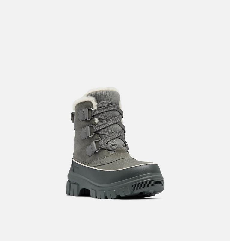 Women's TORINO V Waterproof Snow Boots, Color: Quarry, Grill, image 7