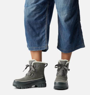 Women's TORINO V Waterproof Snow Boots, Color: Quarry, Grill, image 10