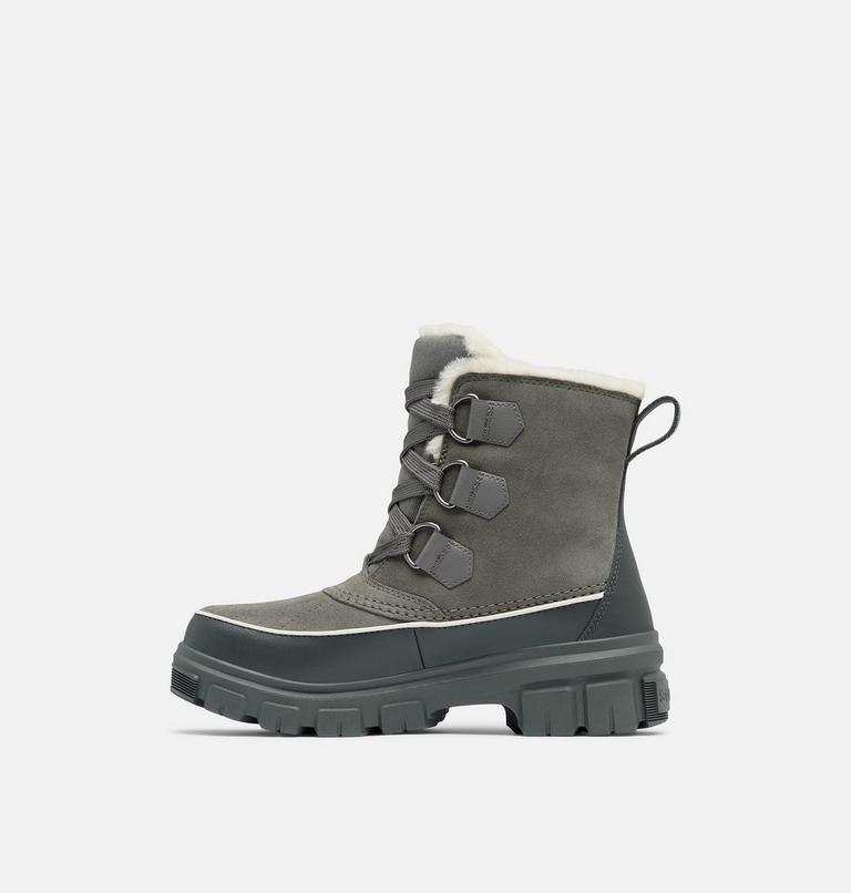 Women's TORINO V Waterproof Snow Boots, Color: Quarry, Grill, image 4