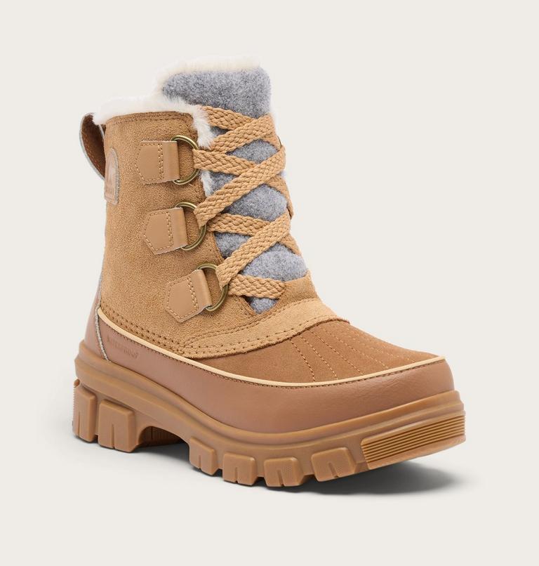 Women's TORINO V Waterproof Snow Boots, Color: Tawny Buff, Velvet Tan, image 7