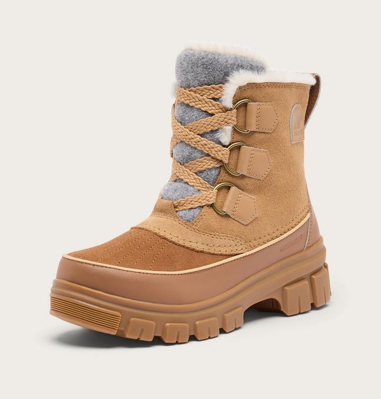 Women's TORINO V Waterproof Snow Boots, Color: Tawny Buff, Velvet Tan, image 8