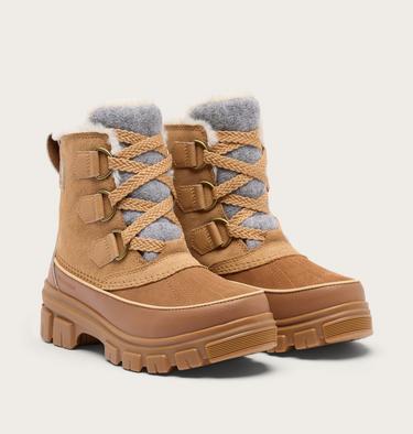Botas de nieve impermeables TORINO V para mujer, Color: Tawny Buff, Velvet Tan, image 2