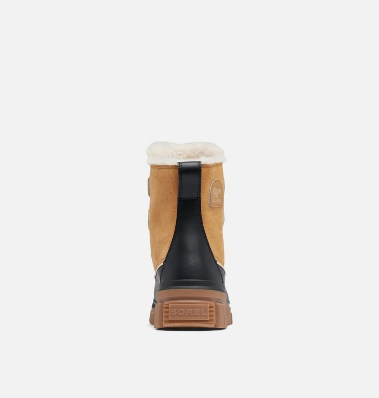 Women's TORINO V Waterproof Snow Boots, Color: Curry, Black, image 3