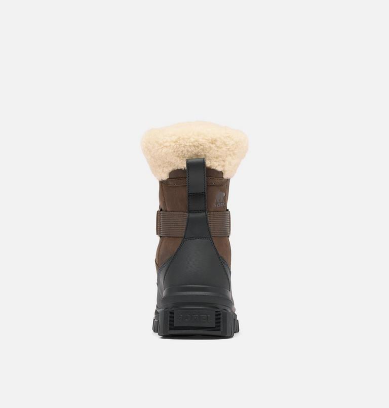 Women's TORINO V PARC Waterproof Snow Boots, Color: Tobacco, Black, image 3