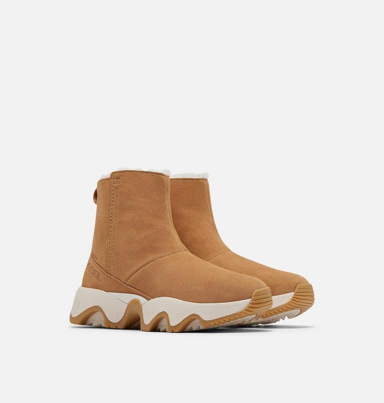 KINETIC Impact Short Women's Waterproof Boot, Color: Tawny Buff, Gum 17, image 2