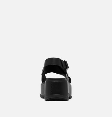 DAYSPRING Sandales à bretelles croisées pour femme, Color: Black, Black, image 7