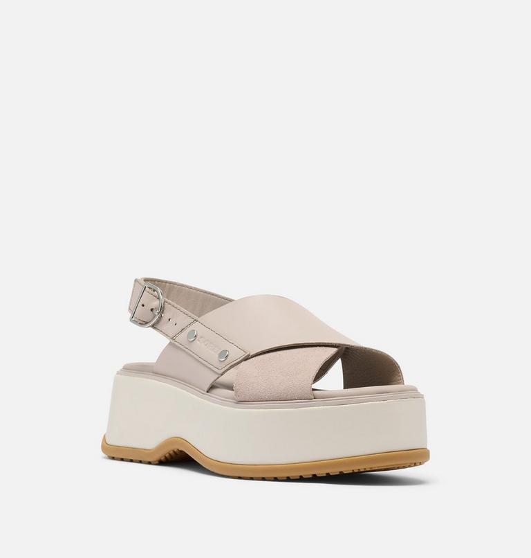 DAYSPRING Women's Crisscross Sandal, Color: Crushed Clay, Chalk, image 7