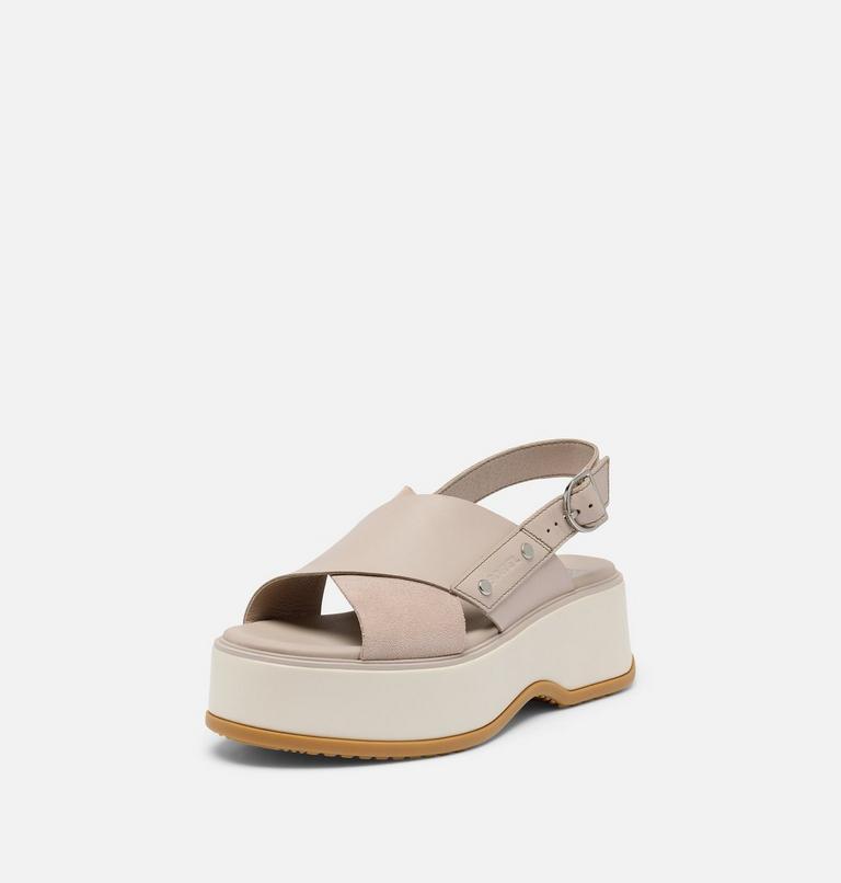 DAYSPRING Women's Crisscross Sandal, Color: Crushed Clay, Chalk, image 8