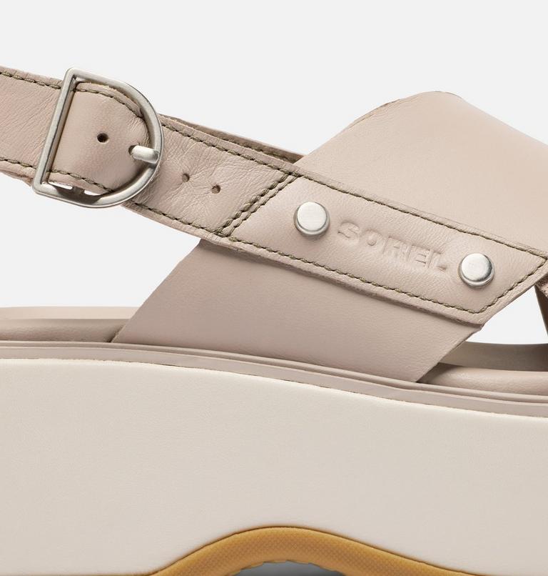 DAYSPRING Women's Crisscross Sandal, Color: Crushed Clay, Chalk, image 11