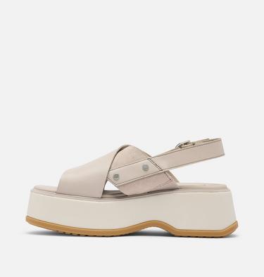 DAYSPRING Sandales à bretelles croisées pour femme, Color: Crushed Clay, Chalk, image 4