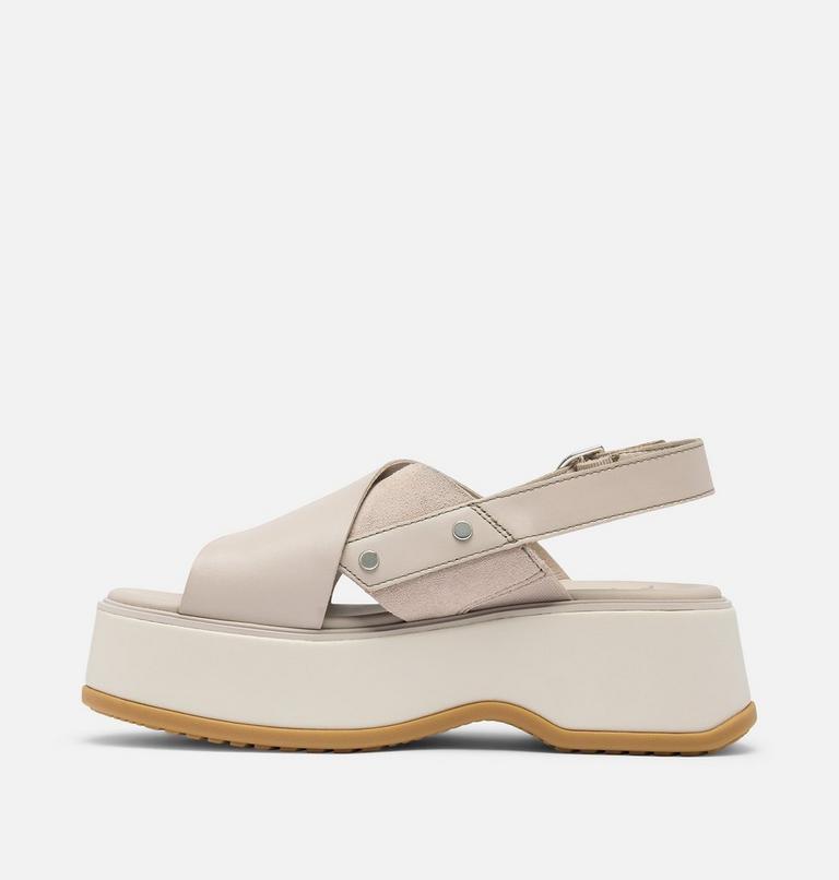 DAYSPRING Women's Crisscross Sandal, Color: Crushed Clay, Chalk, image 4