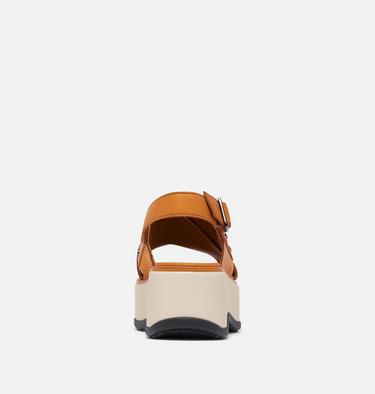 DAYSPRING Sandales à bretelles croisées pour femme, Color: Canyon Gold, Black, image 11