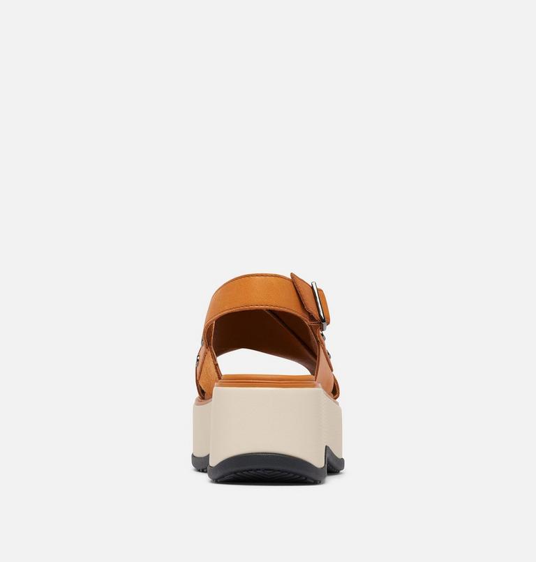 DAYSPRING Women's Crisscross Sandal, Color: Canyon Gold, Black, image 3