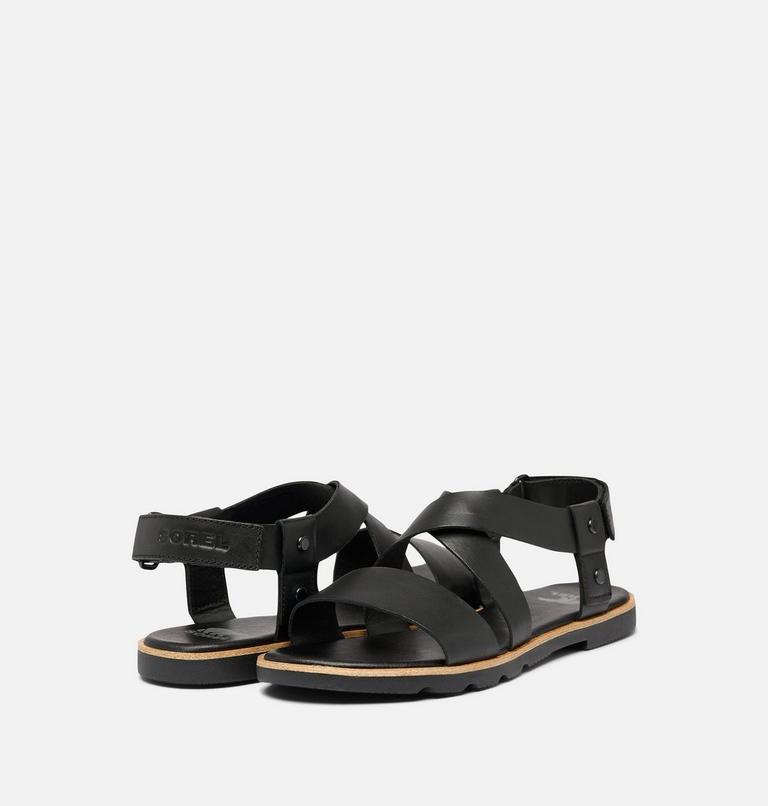 Women's ELLA III CRISSCROSS Sandal, Color: Black, Black, image 9