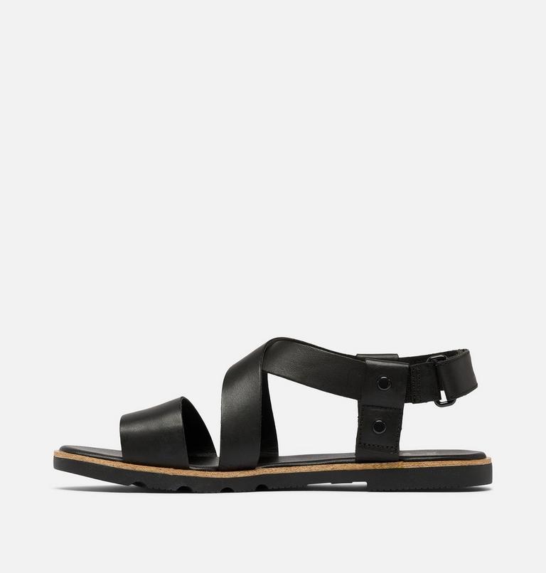 Women's ELLA III CRISSCROSS Sandal, Color: Black, Black, image 4