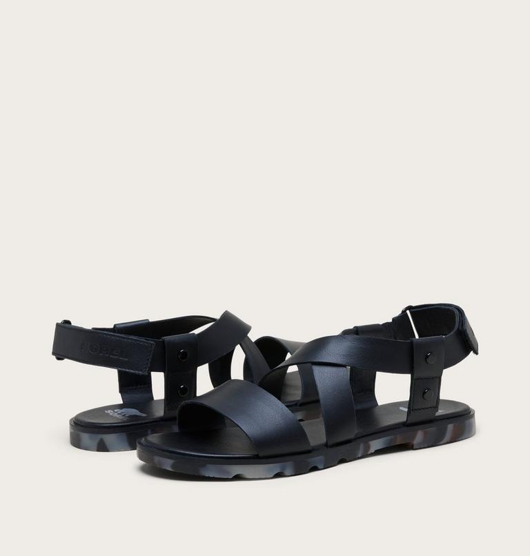 Sandale ELLA III CRISSCROSS Femme, Color: Black, Dark Graphite, image 9