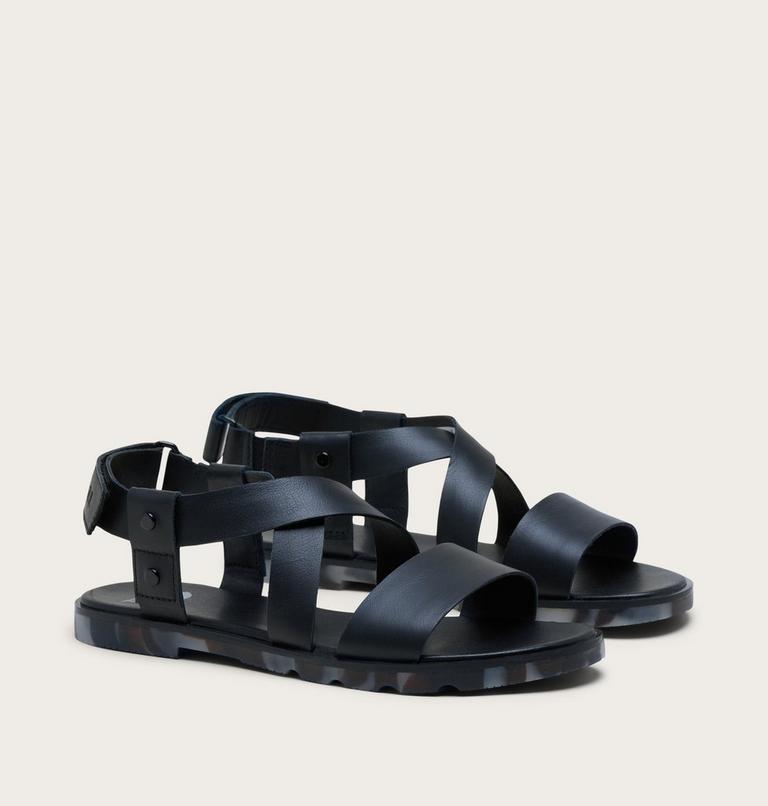 Sandale ELLA III CRISSCROSS Femme, Color: Black, Dark Graphite, image 2
