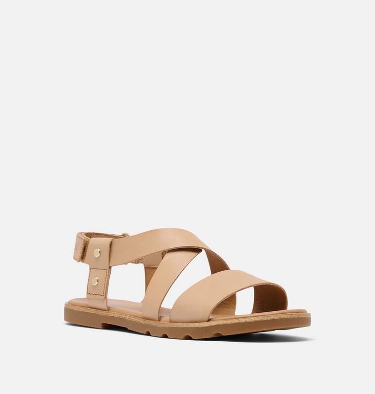 Women's ELLA III CRISSCROSS Sandal, Color: Honest Beige, Gum 2, image 7