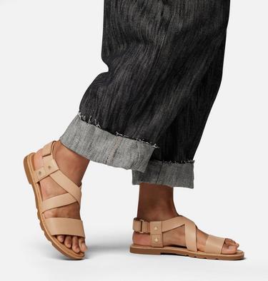 Women's ELLA III CRISSCROSS Sandal, Color: Honest Beige, Gum 2, image 6