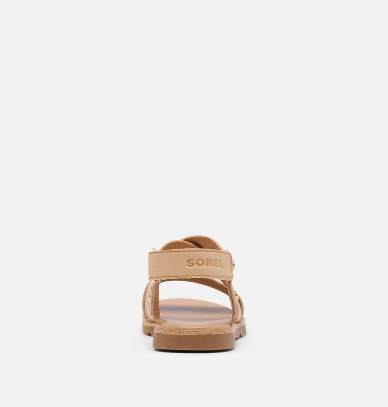 Women's ELLA III CRISSCROSS Sandal, Color: Honest Beige, Gum 2, image 3