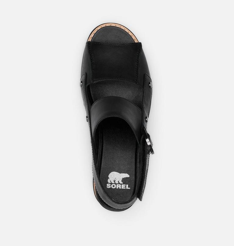JOANIE IV Women's Sandal Wedge, Color: Black, Black, image 5