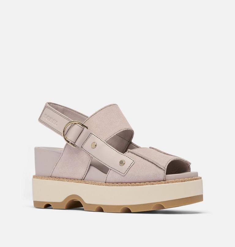 JOANIE IV Women's Sandal Wedge, Color: Crushed Clay, Gum 17, image 7