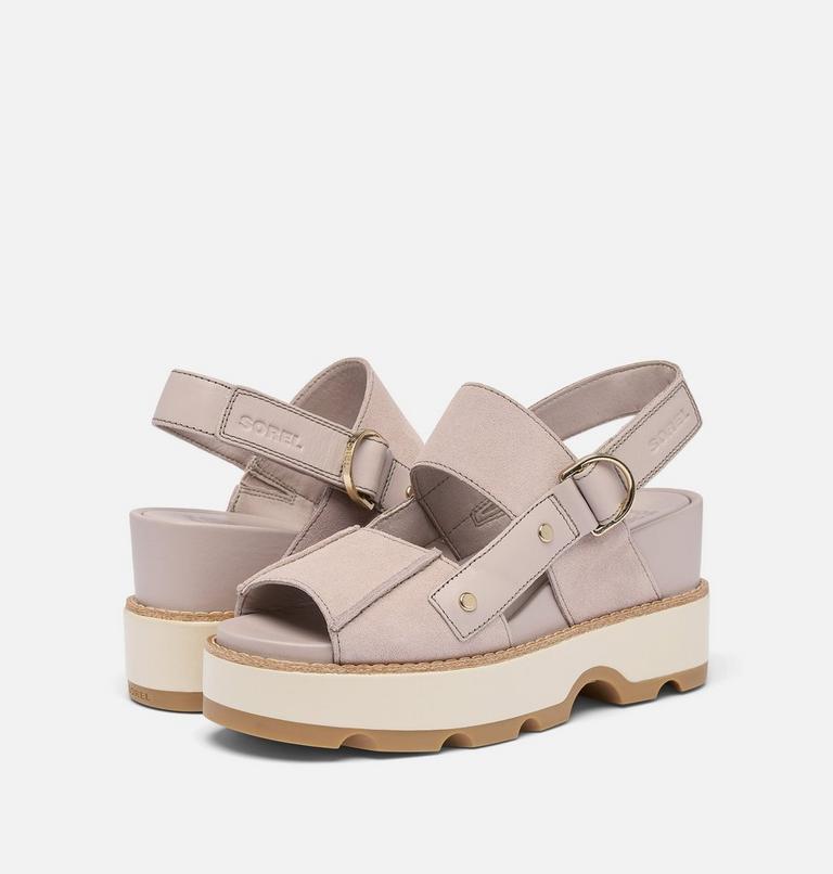 JOANIE IV Women's Sandal Wedge, Color: Crushed Clay, Gum 17, image 9