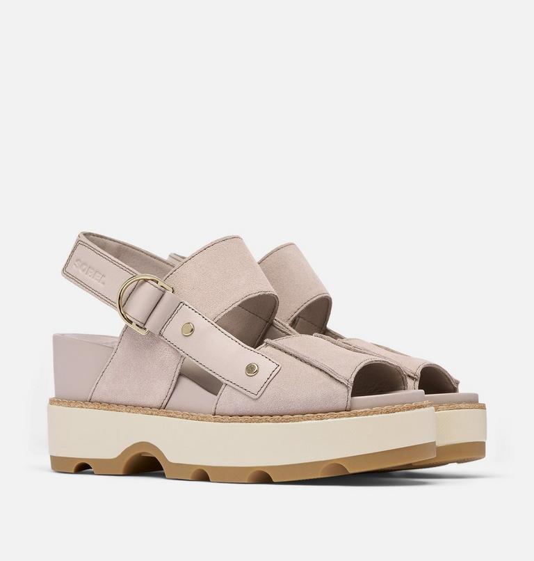 JOANIE IV Women's Sandal Wedge, Color: Crushed Clay, Gum 17, image 2