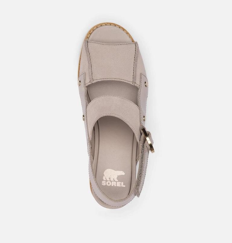 JOANIE IV Women's Sandal Wedge, Color: Crushed Clay, Gum 17, image 5