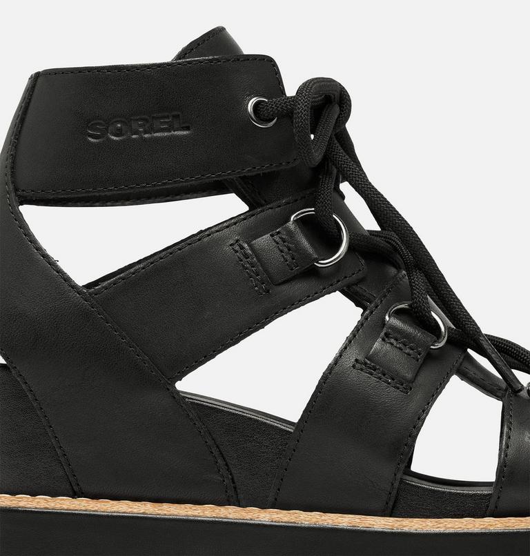 JOANIE IV LACE WEDGE | 010 | 7.5, Color: Black, Black, image 10