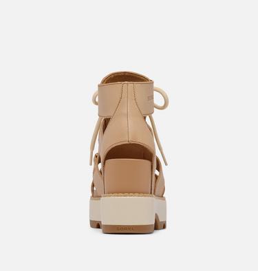 JOANIE IV Women's Lace Wedge, Color: Honest Beige, Gum 2, image 3