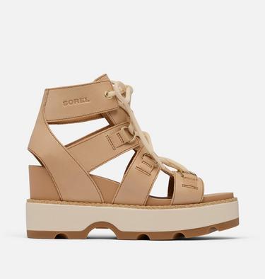 JOANIE IV Women's Lace Wedge, Color: Honest Beige, Gum 2, image 1