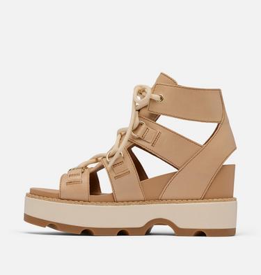 JOANIE IV Women's Lace Wedge, Color: Honest Beige, Gum 2, image 4