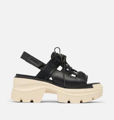 REIN CB Women's Lace Platform Sandal, Color: Black, Bleached Ceramic, image 5