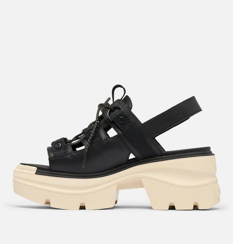 REIN CB Women's Lace Platform Sandal, Color: Black, Bleached Ceramic, image 4